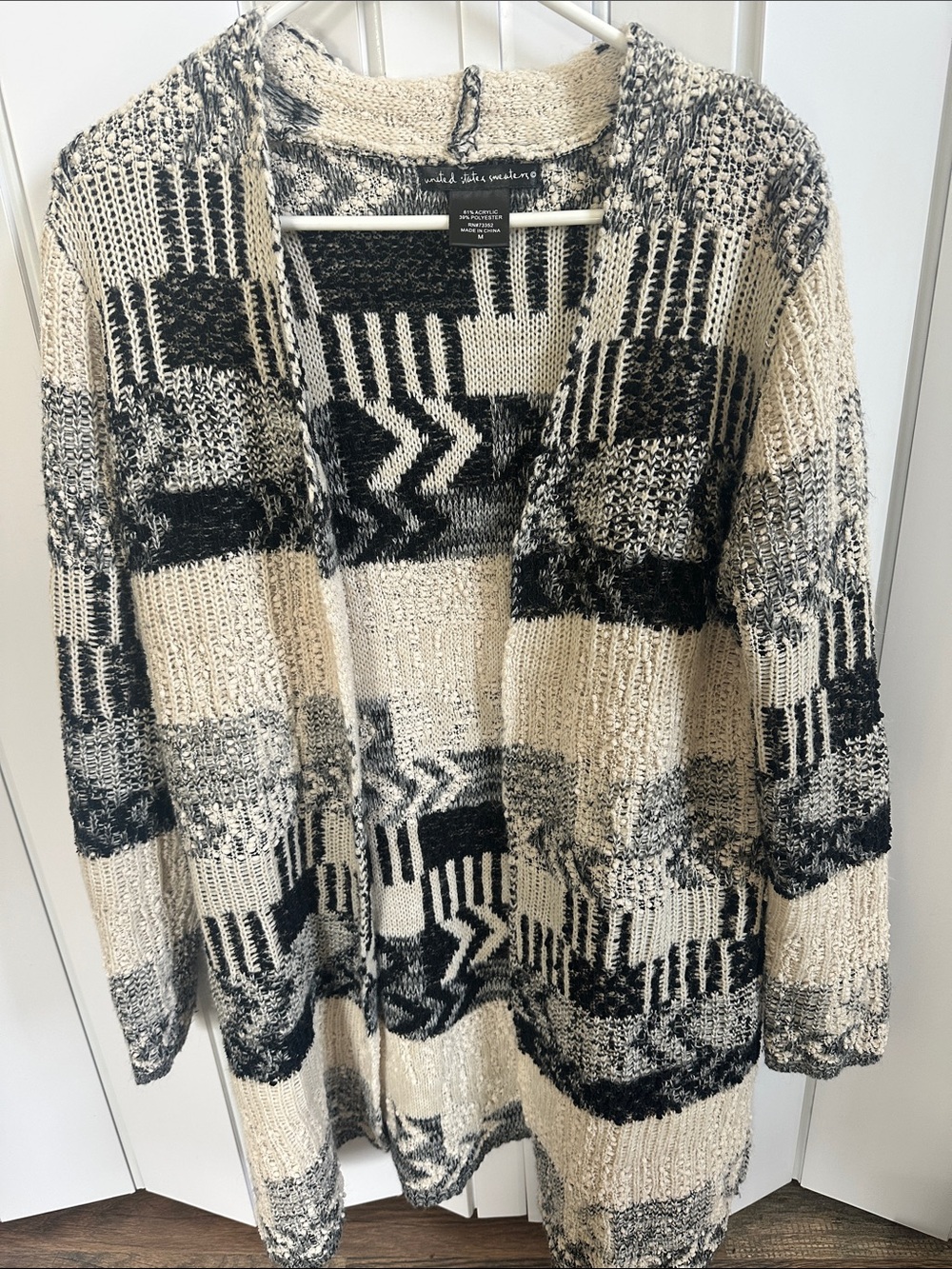 Long patters sweater